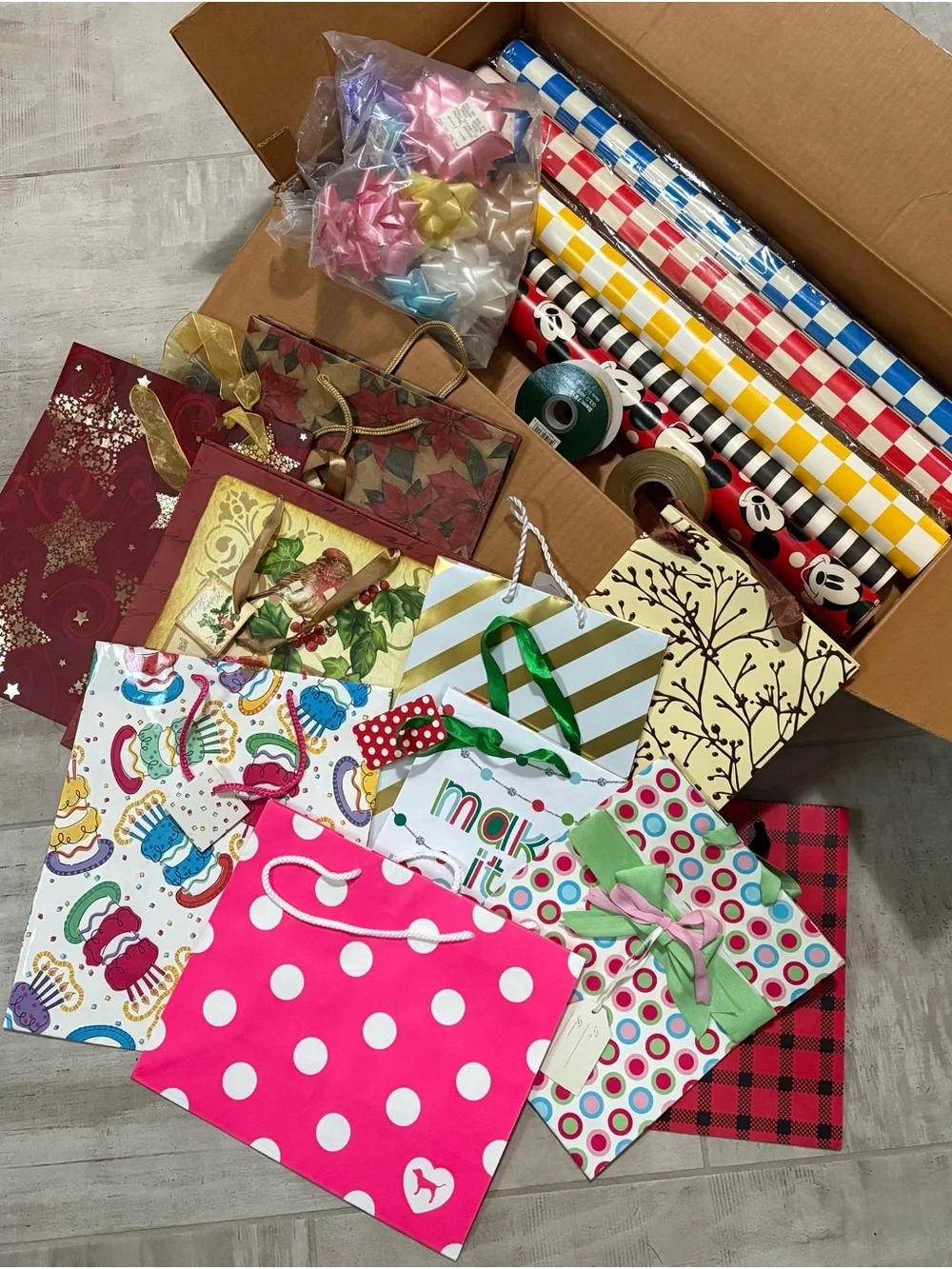 Bundle of Assorted Gift Supplies for Variety of Occasions